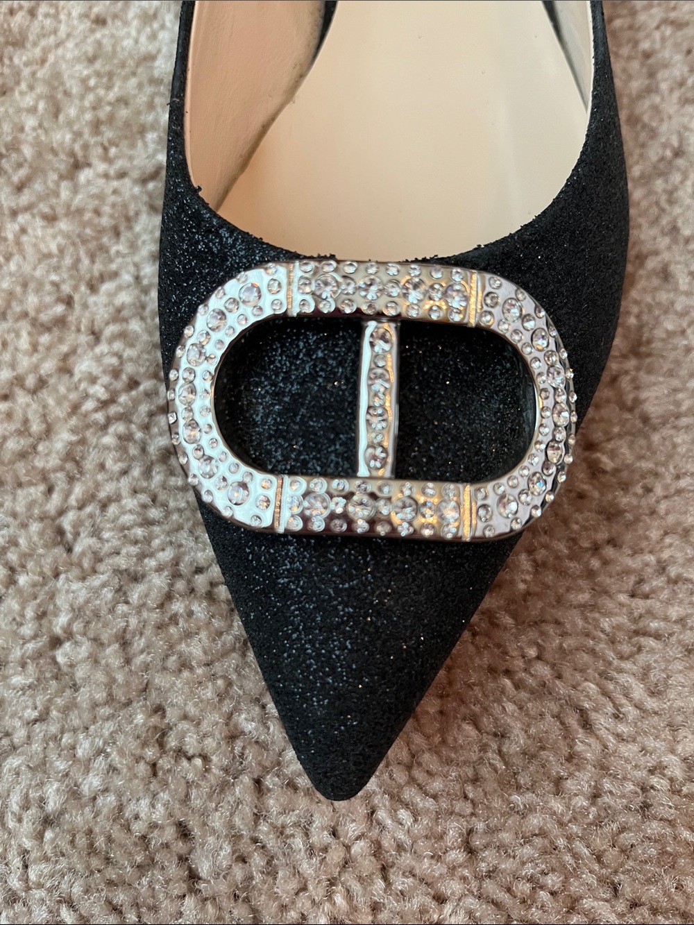 Dee Ocleppo Glitter Rhinestone Flats - Picture 2 of 9